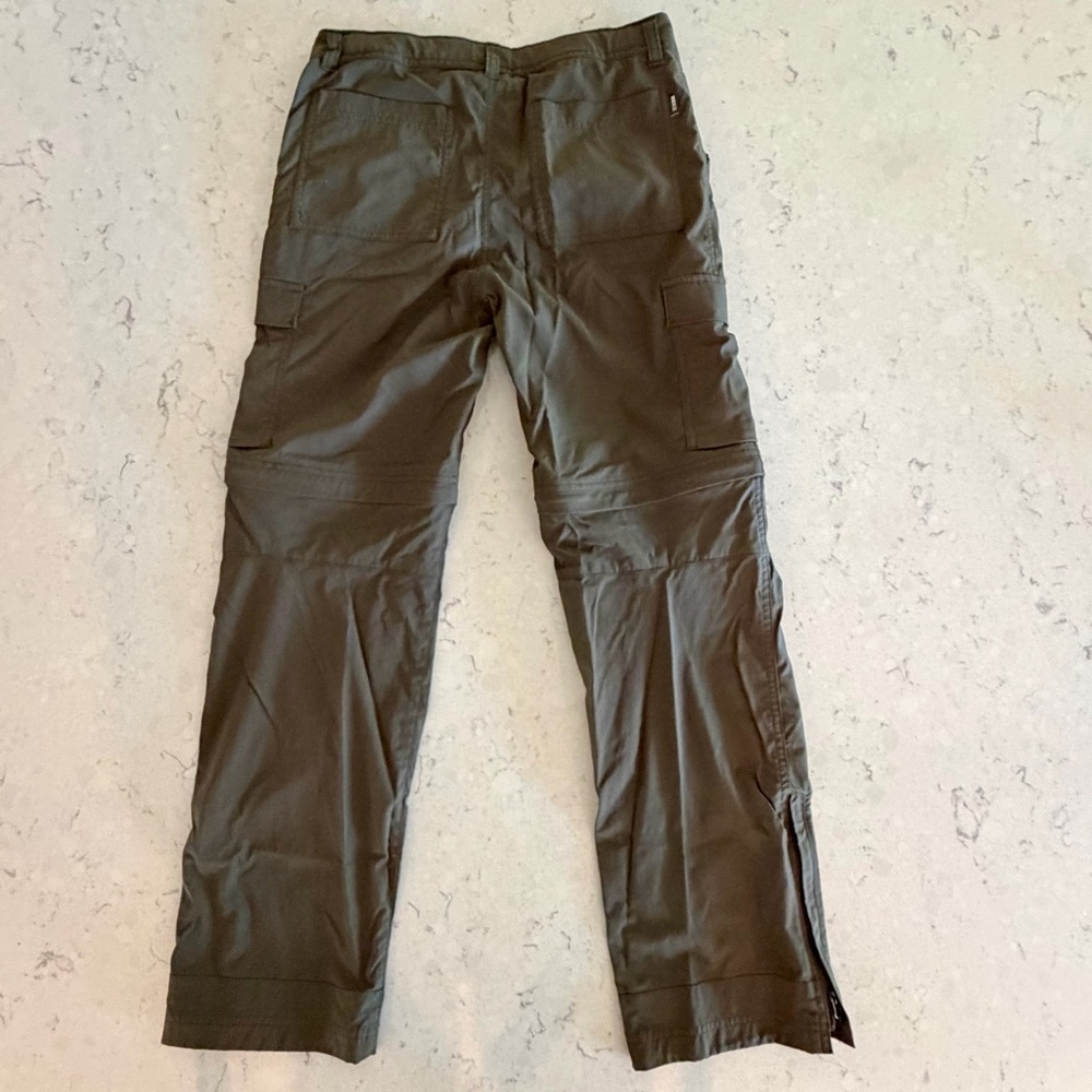 REI Sahara Convertible Hiking Pants/Shorts - Boys Large (14-16) - Green - Picture 2 of 8